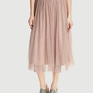 Garnet Hill Rose Pink Tulle Skirt size Small